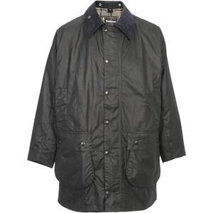 Barbour Border Heritage Core Vintage Waxed Corduroy Collar Jacket
